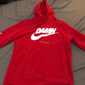 Official Damn. TDE Nike Red Hoodie